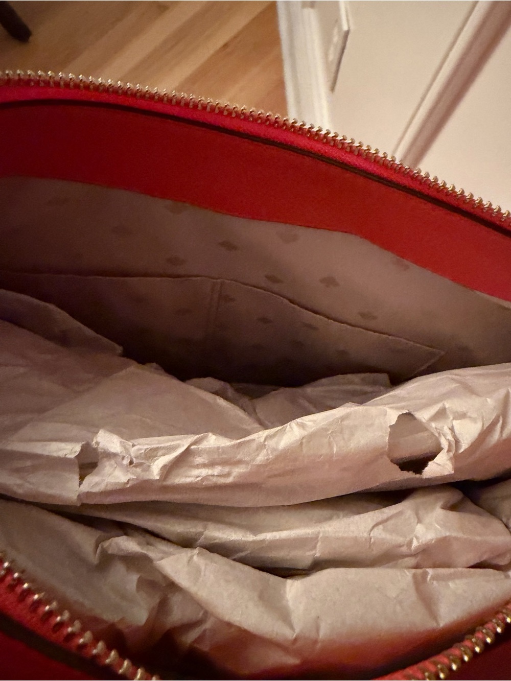 NWT (Retired) Kate Spade Kat Coral Buds Shoulder Bag - Picture 6 of 10